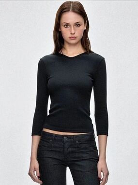 TANKAIR ETERNAL-TEE Long Sleeve Tee in Black